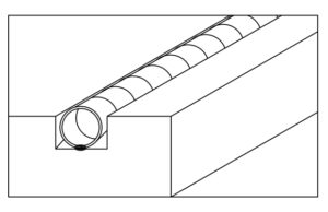 O Ring Groove with Adhesive 1